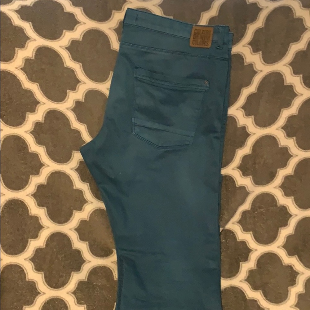Blue chinos